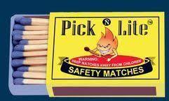 Carbonized Safety Matches